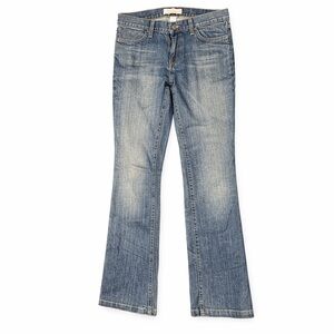 Gap Long & Lean Jeans Size 8 Long Medium Wash Stretch Straight Leg